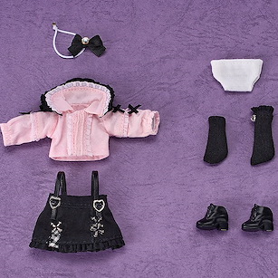 未分類 黏土娃 服裝套組 吊帶裙套組 粉紅 & 黑 Nendoroid Doll Outfit Set Suspender Skirt Set (Pink & Black)