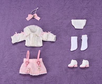 未分類 黏土娃 服裝套組 吊帶裙套組 白 & 粉紅 Nendoroid Doll Outfit Set Suspender Skirt Set (White & Pink)