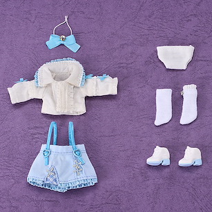 未分類 黏土娃 服裝套組 吊帶裙套組 白 & 薩克森藍 Nendoroid Doll Outfit Set Suspender Skirt Set (White & Blue)