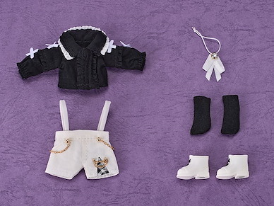 未分類 黏土娃 服裝套組 吊帶短褲套組 白 & 黑 Nendoroid Doll Outfit Set Suspender Shorts Set (White & Black)