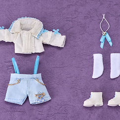 未分類 黏土娃 服裝套組 吊帶短褲套組 白 & 薩克森藍 Nendoroid Doll Outfit Set Suspender Shorts Set (White & Blue)