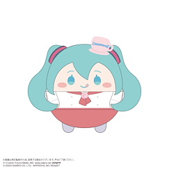 VOCALOID系列 「初音未來」(廚師) 初音×玉桂狗 20cm 圓碌碌 公仔 2 MC-13 Hatsune Miku x Cinnamoroll Fuwakororin (M Size) 2 D Hatsune Miku (Cooking)【VOCALOID Series】