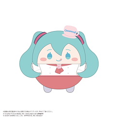 VOCALOID系列 「初音未來」(廚師) 初音×玉桂狗 30cm 圓碌碌 公仔 2 MC-14 Hatsune Miku x Cinnamoroll Fuwakororin Big 2 D Hatsune Miku (Cooking)【VOCALOID Series】