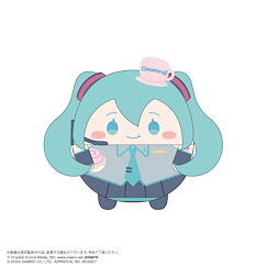 VOCALOID系列 「初音未來」(もぐもぐ) 初音×玉桂狗 30cm 圓碌碌 公仔 2 MC-14 Hatsune Miku x Cinnamoroll Fuwakororin Big 2 F Hatsune Miku (Mogumogu)【VOCALOID Series】