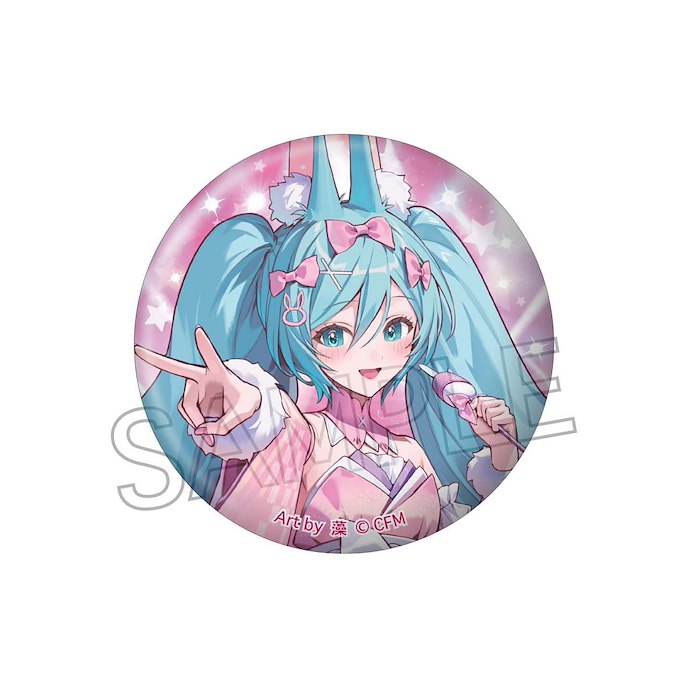 VOCALOID系列 : 日版 「初音未來」妖怪舞台 玉兔 Ver. 75mm 徽章