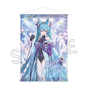 VOCALOID系列 「初音未來」妖怪舞台 九尾 Ver. 掛布 Hatsune Miku Ayakashi Stage Tapestry Kyubi【VOCALOID Series】