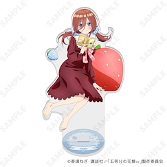 五等分的新娘 「中野三玖」草莓家居服 BIG 亞克力企牌 Strawberry Room Wear Big Acrylic Stand 3 Miku【The Quintessential Quintuplets】