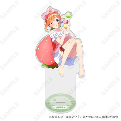 五等分的新娘 「中野四葉」草莓家居服 BIG 亞克力企牌 Strawberry Room Wear Big Acrylic Stand 4 Yotsuba【The Quintessential Quintuplets】