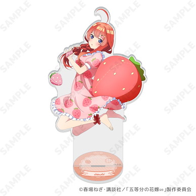 五等分的新娘 「中野五月」草莓家居服 BIG 亞克力企牌 Strawberry Room Wear Big Acrylic Stand 5 Itsuki【The Quintessential Quintuplets】