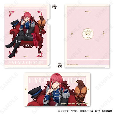 BLUE LOCK 藍色監獄 「千切豹馬」拿破崙外套×鷹 第二彈 A4 文件套 + 貼紙 Clear File & Sticker Set 1 Chigiri Hyoma Napoleon Jacket x Hawk Vol. 2【Blue Lock】