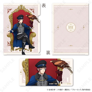 BLUE LOCK 藍色監獄 「糸師冴」拿破崙外套×鷹 第二彈 A4 文件套 + 貼紙 Clear File & Sticker Set 3 Itoshi Sae Napoleon Jacket x Hawk Vol. 2【Blue Lock】