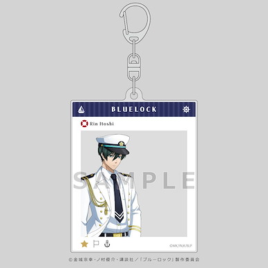 BLUE LOCK 藍色監獄 「糸師凛」海員 Ver. 極光 亞克力匙扣 Original Illustration Aurora Acrylic Key Chain Itoshi Rin Marine Look【Blue Lock】