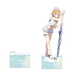 出租女友 「七海麻美」水手泳裝 特大 亞克力企牌 Original Illustration Extra Large Acrylic Stand Nanami Mami / Marine Sailor Swimwear【Rent-A-Girlfriend】