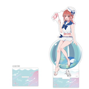 出租女友 「櫻澤墨」水手泳裝 特大 亞克力企牌 Original Illustration Extra Large Acrylic Stand Sakurasawa Sumi / Marine Sailor Swimwear【Rent-A-Girlfriend】