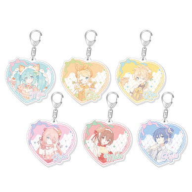 VOCALOID系列 心形匙扣 39Culture 2023 EXTRA PARTY (6 個入) 39Culture 2023 Extra Party Lame Acrylic Key Chain (6 Pieces)【VOCALOID Series】