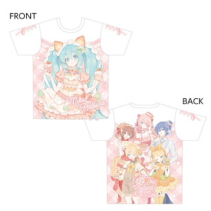 VOCALOID系列 (加大) 39Culture 2023 EXTRA PARTY 全圖案 白色 T-Shirt 39Culture 2023 EXTRA PARTY Full Graphic T-Shirt (XL Size)【VOCALOID Series】