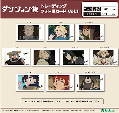 迷宮飯 相片風格 珍藏咭 Vol.1 (10 個入) Photo Style Card Vol. 1 (10 Pieces)【Delicious in Dungeon】