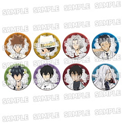 家庭教師HITMAN REBORN! : 日版 56mm 徽章 白色西裝 Ver. (8 個入)