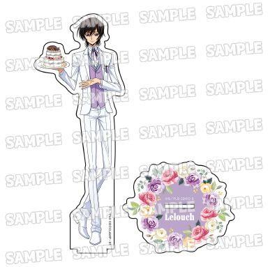 Code Geass 叛逆的魯魯修 「魯路修」朱雀生日 Ver. BIG 亞克力企牌 Original Illustration Big Acrylic Stand Suzaku Birthday Ver. 1 Lelouch【Code Geass】