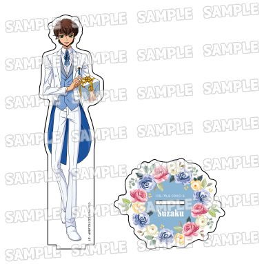 Code Geass 叛逆的魯魯修 「樞木朱雀」朱雀生日 Ver. BIG 亞克力企牌 Original Illustration Big Acrylic Stand Suzaku Birthday Ver. 2 Suzaku【Code Geass】