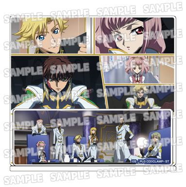 Code Geass 叛逆的魯魯修  亞克力背景小企牌 經典場面 4 Best Scenes Mini Acrylic Diorama 4【Code Geass】