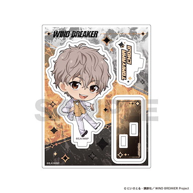 WIND BREAKER—防風少年— 「兔耳山丁子」白色西裝 Q版 小企牌 Mini Character Acrylic Stand Tomiyama Choji【Wind Breaker】