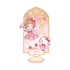 百變小櫻 Magic 咭 「木之本櫻 + Hello Kitty」Sanrio 系列 合作 閃閃 亞克力企牌 Hologram Acrylic Stand x Sanrio Characters 01 Kinomoto Sakura x Hello Kitty (Collaboration Illustration)【Cardcaptor Sakura】