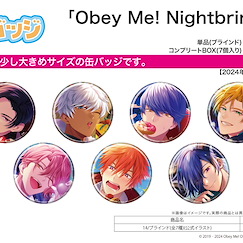 Obey Me！ Obey Me！ Nightbringer 65mm 徽章 14 (7 個入) Can Badge 14 Official Illustration (7 Pieces)【Obey Me!】