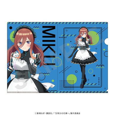 五等分的新娘 「中野三玖」女僕 Ver. A4 文件套 Clear File Nakano Miku【The Quintessential Quintuplets】