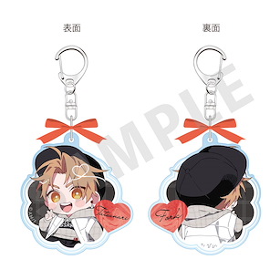 舌尖誘發的戀情 「達成」Q版 亞克力匙扣 Acrylic Key Chain with Ribbon Tatsunari Mini Character【Shitasaki kara Koi】