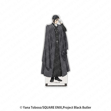 黑執事 「賽巴斯欽」-寄宿學校篇- 閃閃 亞克力企牌 Kirakira Hologram Acrylic Stand Figure Sebastian Michaelis【Black Butler】