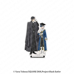 黑執事 「賽巴斯欽 + 謝爾」-寄宿學校篇- 閃閃 亞克力企牌 Kirakira Hologram Acrylic Stand Figure Sebastian & Ciel【Black Butler】