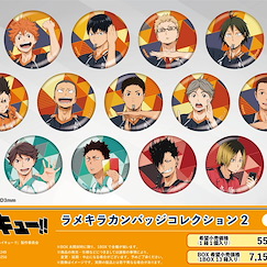 排球少年!! 58mm 閃閃 徽章 2 (13 個入) Lame Kira Can Badge Collection 2 (13 Pieces)【Haikyu!!】