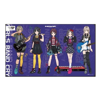 Girls Band Cry 橡膠桌墊 TOGENASHI TOGEARI B ENR-079 Character Rubber Mat TOGENASHI TOGEARI B ENR-079【Girls Band Cry】