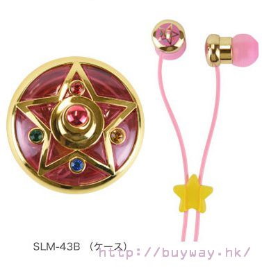 美少女戰士 「月水晶變身器」入耳式耳機 (SLM-43B) Compact Case & Earphones 2 Crystal Star Compact SLM-43B【Sailor Moon】