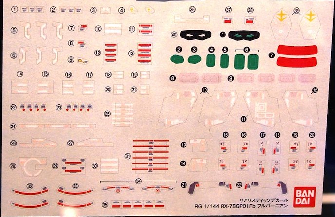 機動戰士高達系列 : 港版 RG 1/144 RX-78 GP 01-FB 模型