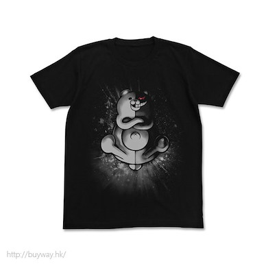 槍彈辯駁 (細碼)「黑白熊」黑色 T-Shirt Monokuma Spacy T-Shirt / BLACK - S【Danganronpa】