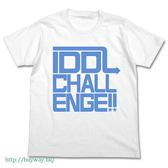 偶像大師 灰姑娘女孩 (大碼)「Idol Challenge」Cool Ver. 白色 T-Shirt Idol Challenge Cool Ver. T-Shirt / WHITE - L【The Idolm@ster Cinderella Girls】