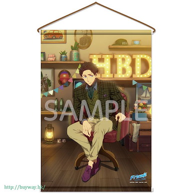 Free! 熱血自由式 「山崎宗介」TM Precious Birthday 掛布 TM Precious Birthday Tapestry Sosuke Yamazaki【Free!】