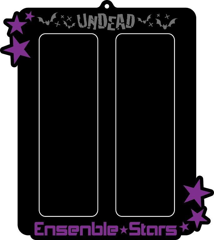 偶像夢幻祭 : 日版 (3 枚入)「UNDEAD」長方形徽章套