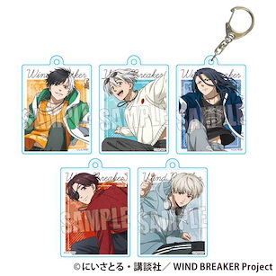 WIND BREAKER—防風少年— 亞克力匙扣 滑板 Ver. (5 個入) Acrylic Key Chain Skater Ver. (5 Pieces)【Wind Breaker】