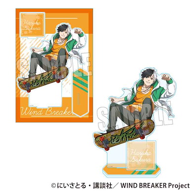 WIND BREAKER—防風少年— 「櫻遙」滑板 Ver. 25cm MEGA 亞克力企牌 Mega Acrylic Stand Sakura Haruka Skater Ver.【Wind Breaker】