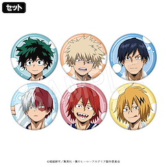 我的英雄學院 57mm 和紙徽章 洗澡 Ver. (6 個入) Japanese Paper Style Can Badge Bath Ver. (6 Pieces)【My Hero Academia】