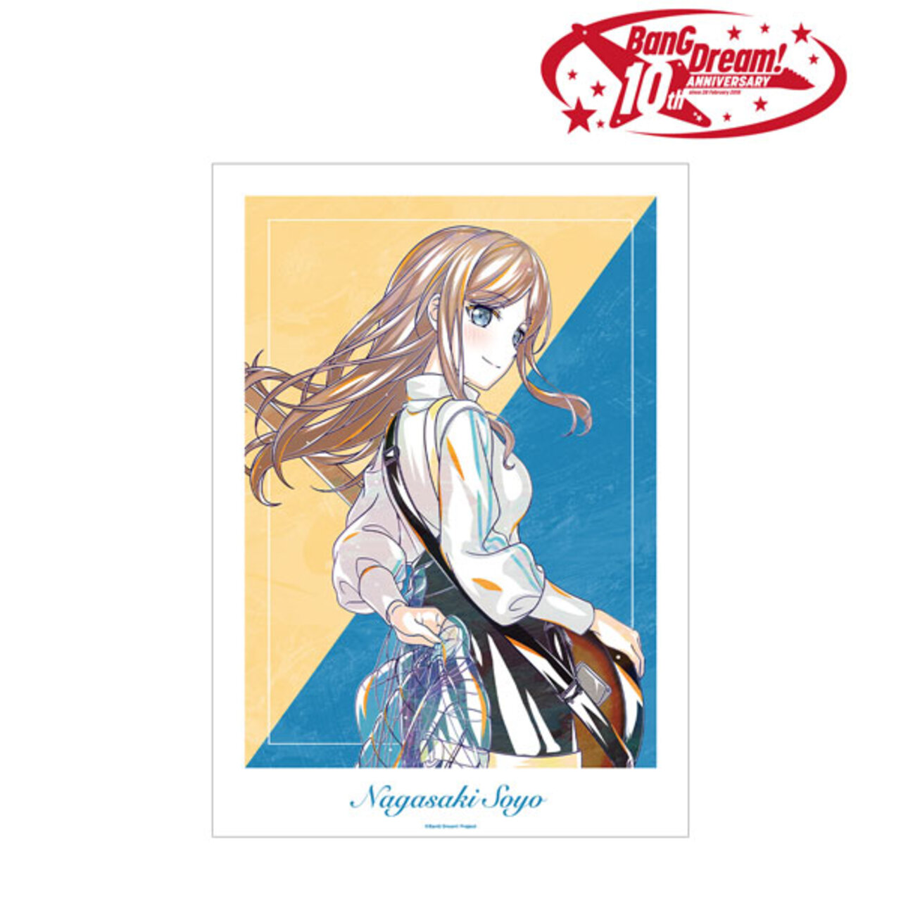 日版《BanG Dream!》「長崎爽世」Ani-Art Vol.6 A3 磨砂海報: buyway.hk