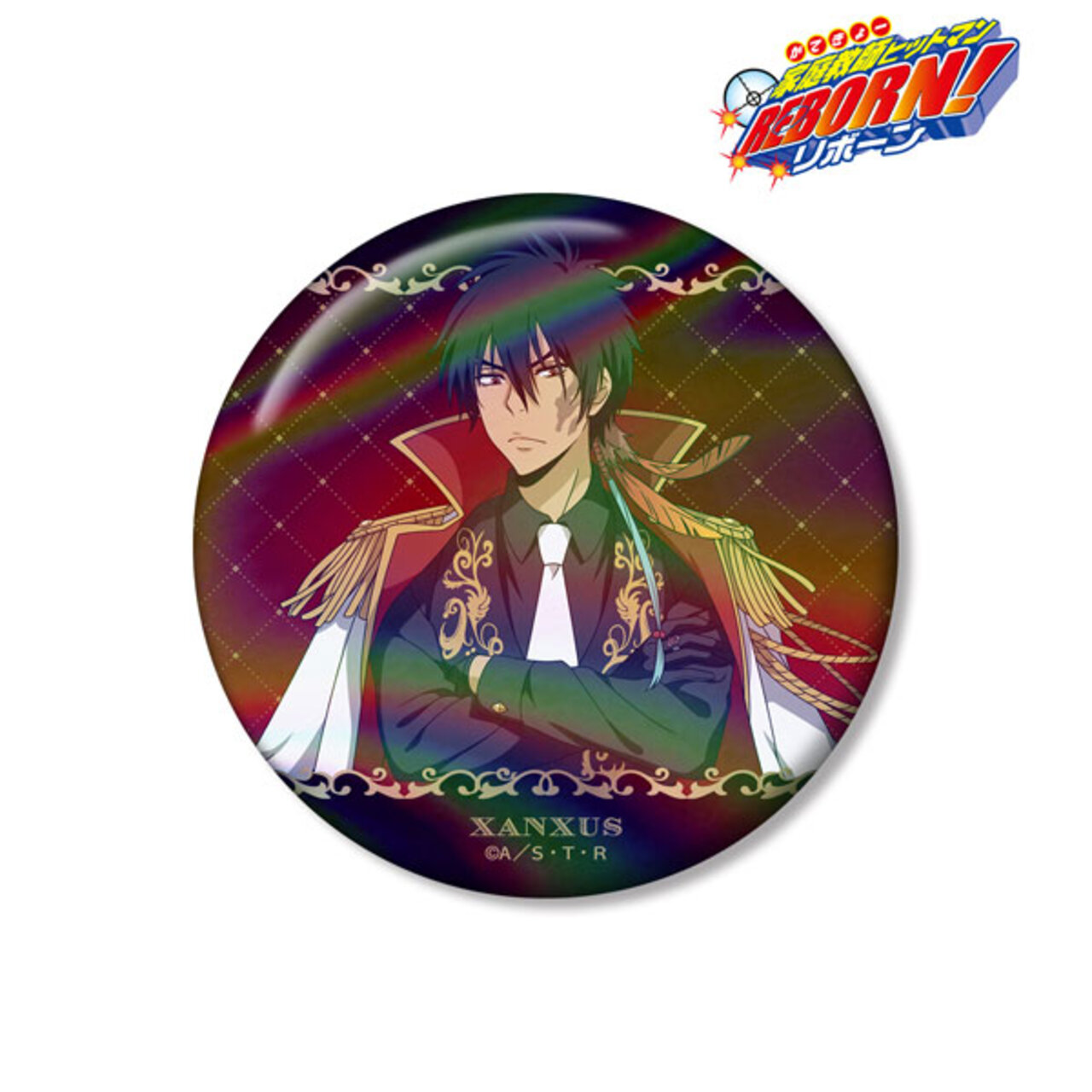家庭教師HITMAN REBORN! : 日版「山本武」白衣裝Ver. 75mm 極光徽章