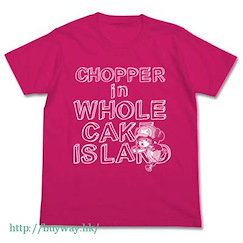 海賊王 (加大)「托尼·托尼·喬巴」熱帶粉紅 T-Shirt Chopper in Whole Cake Island T-Shirt / TROPICAL PINK - XL【ONE PIECE】