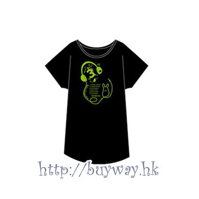 月歌。 (均碼)「彌生春 (3月)」黑色 T-Shirt T-Shirt BLACK Yayoi Haru【Tsukiuta.】