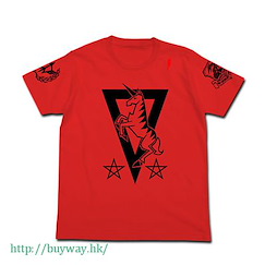 機動戰士高達系列 : 日版 (大碼)「尊尼•萊登」酒紅色 T-Shirt
