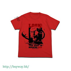 機動戰士高達系列 : 日版 (大碼)「亞洲天王東方不敗」酒紅色 T-Shirt