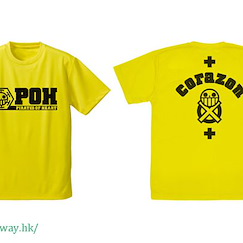 海賊王 (加大)「海賊團之心」吸汗快乾 黃色 T-Shirt Heart Pirates Dry T-Shirt / YELLOW-XL【One Piece】
